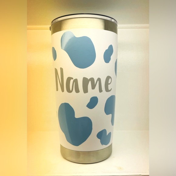 Customizable Cow Print Tumbler - Picture 1 of 1